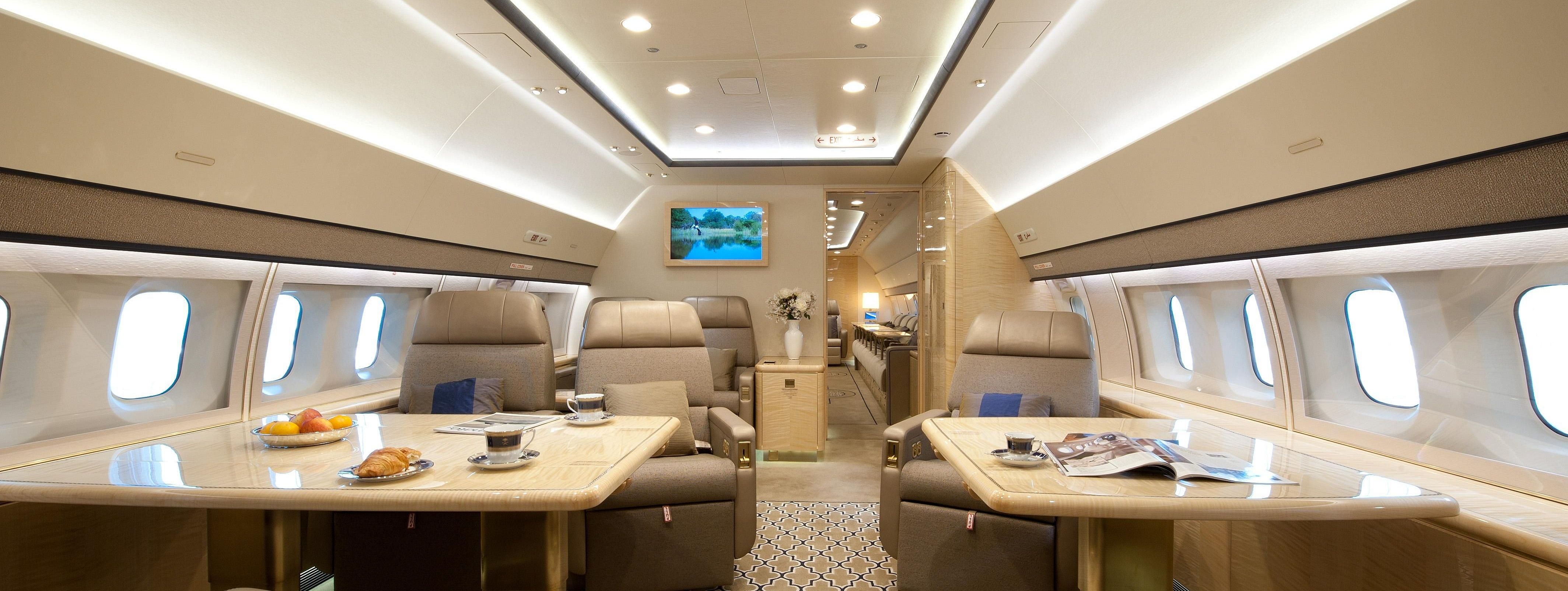 cabina Boeing Business Jet 3